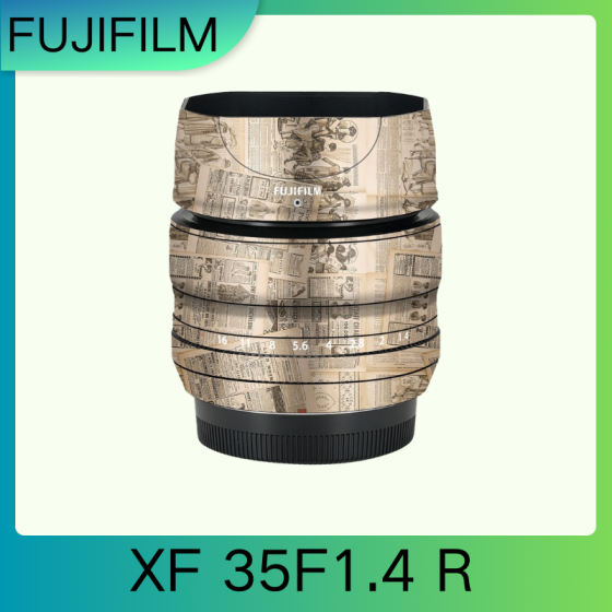 Lentes Fujifilm XF35F1.4 R  - Pele câmera, adesivo câmera - com alta resistência a arranhões, à prova d'água e com design elegante.